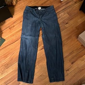 Banana Republic Denim Wide Leg Pant Size 8
